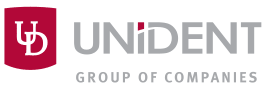 Логотип компании ГК Юнидент (UNIDENT)