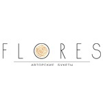 Логотип компании ​Доставка цветов FLORES