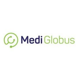 Логотип компании MediGlobus платформа глобальной медицины