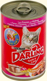 Логотип компании Корм Для взрослых котов Консервированный ТМ Darling