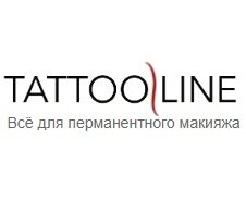Логотип компании TATTOOLINE - Всё для перманентного макияжа, татуажа и тату