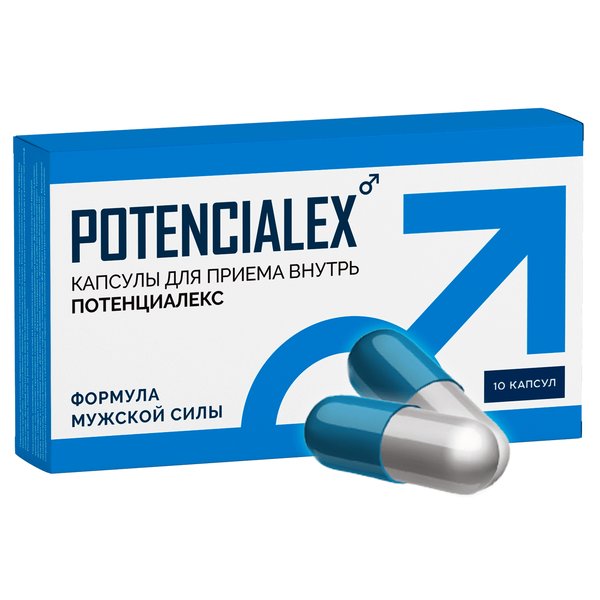 Логотип компании Таблетки для потенции Potencialex Потенциалекс