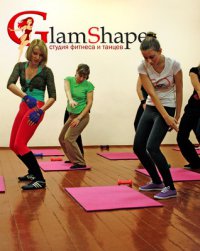 Логотип компании Студия фитнеса и танцев Glamshape