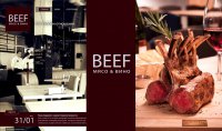 BEEF мясо&вино Логотип(logo)