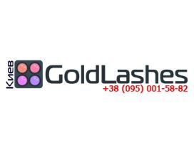 GoldLashes.com.ua салон красоты Логотип(logo)