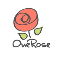 OneRose.com.ua интернет-магазин доставки цветов Логотип(logo)