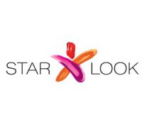Логотип компании STARLOOK интернет-магазин косметики и аксессуаров