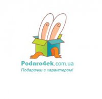 Логотип компании podaro4ek.com.ua интернет-магазин подарков