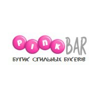 Логотип компании PinkBar бутик стильных букетов