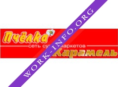 Сеть супермаркетов Пчёлка и Карамель Логотип(logo)
