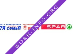 Сеть универсамов Народная 7Я семьЯ, супермаркетов SPAR и ИдеЯ Логотип(logo)