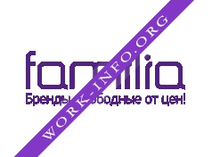 Сеть магазинов Фамилия Логотип(logo)