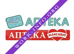 Логотип компании Аптечная сеть Максавит и 36,7