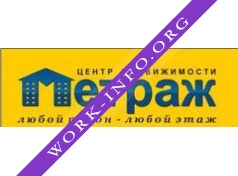 Центр недвижимости Метраж Логотип(logo)