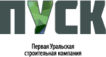 Логотип компании Первая Уральская Строительная Компания (ПУСК)