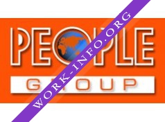 Логотип компании People group, центр подбора и развития персонала