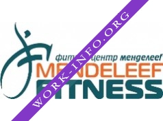 Логотип компании Mendeleef Fitness, фитнес центр