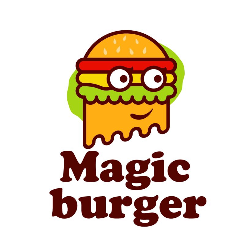 Логотип компании Magic burger