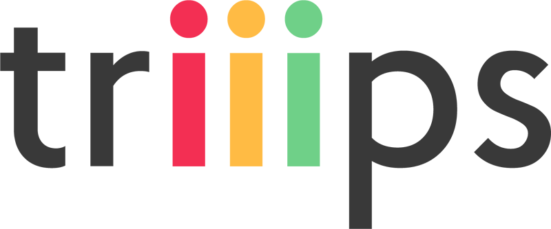 Логотип компании Triiips.com – бронирование экскурсий и туров